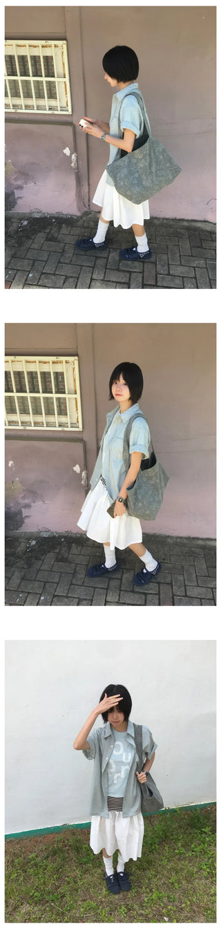 [3 colors] Short-sleeved T-shirt