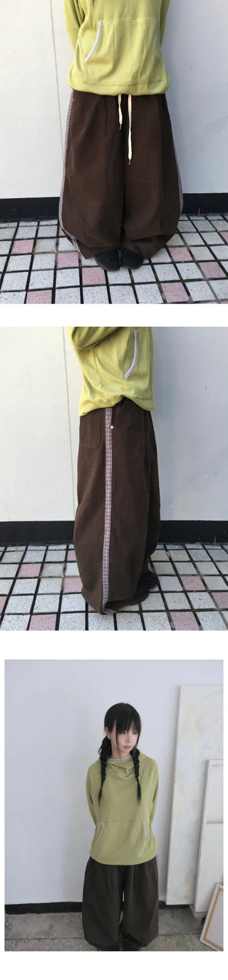 (3 colors) Waffle Hooded Hoodie