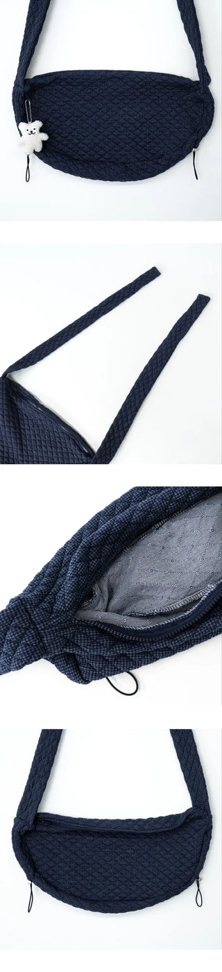 Diamond quilted bag