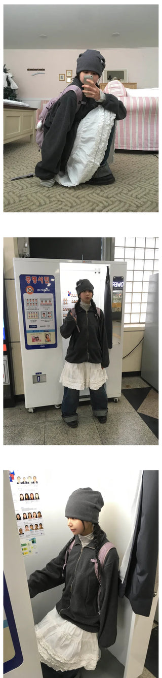 (3 colors) Roll-up denim pants