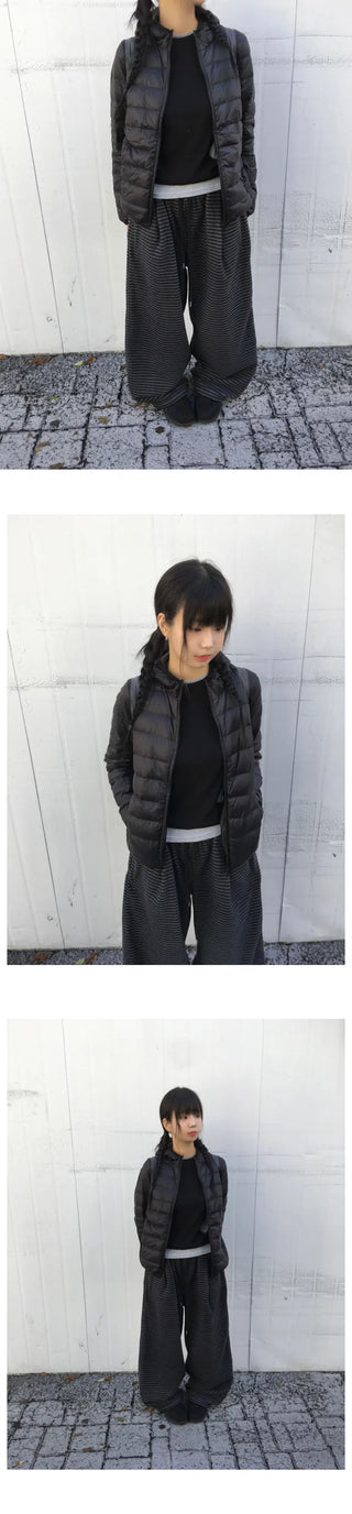 Lightweight duck down jacket