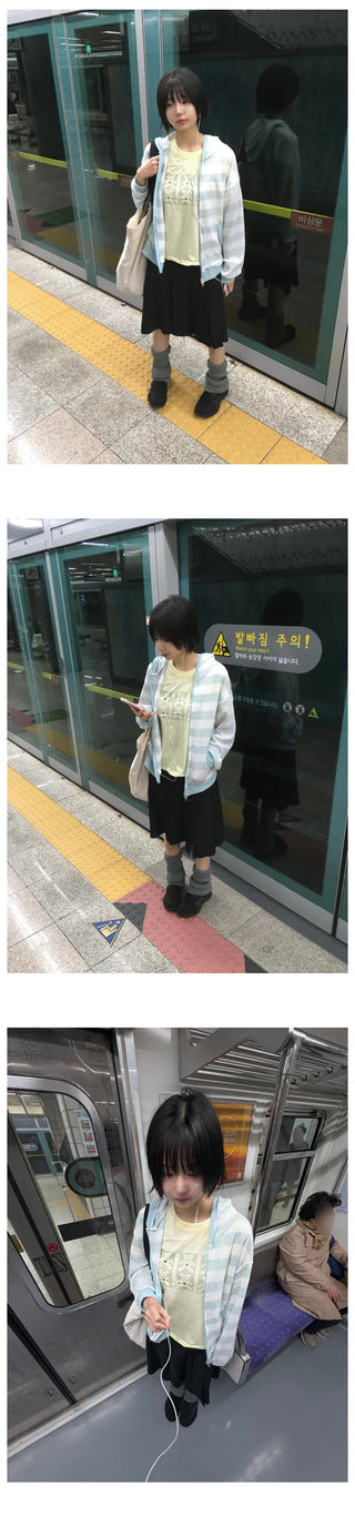 (3 colors) Printed Short-Sleeve T-Shirt