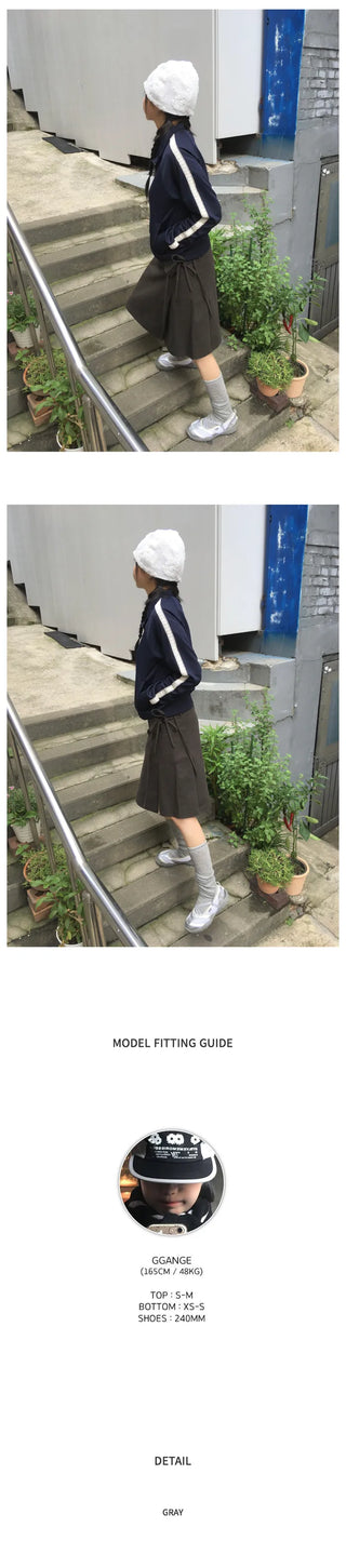 [4 colors] Wrinkle Knee Socks