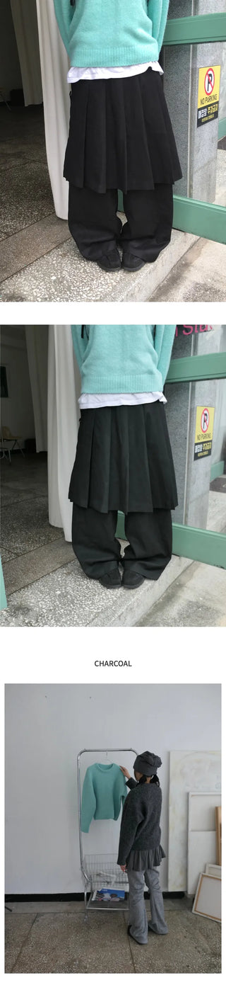 (4 colors) Wool knit