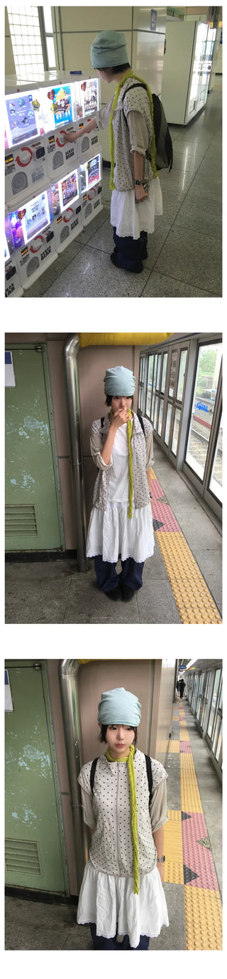 [2 colors] Ribbon Ribbon Skirt