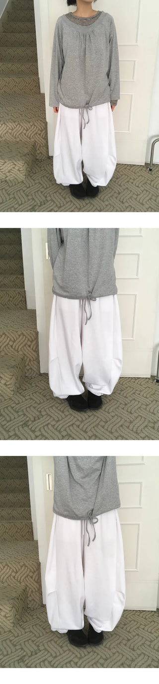 [3 colors] Balloon Wide Pants