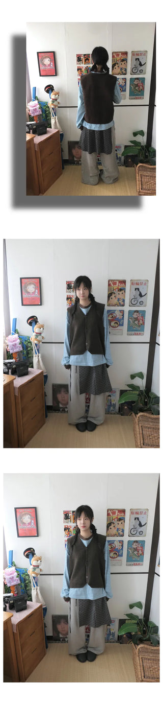 Dot wrap pants