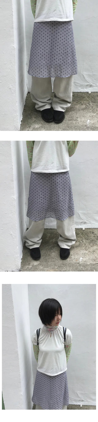 [3 colors] Dot T-shirt