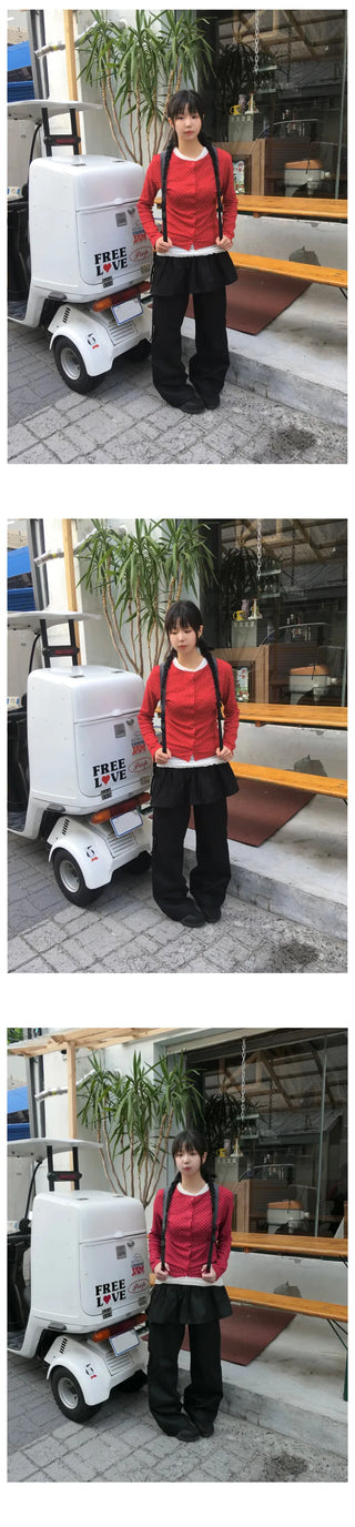 Wrap skirt pants