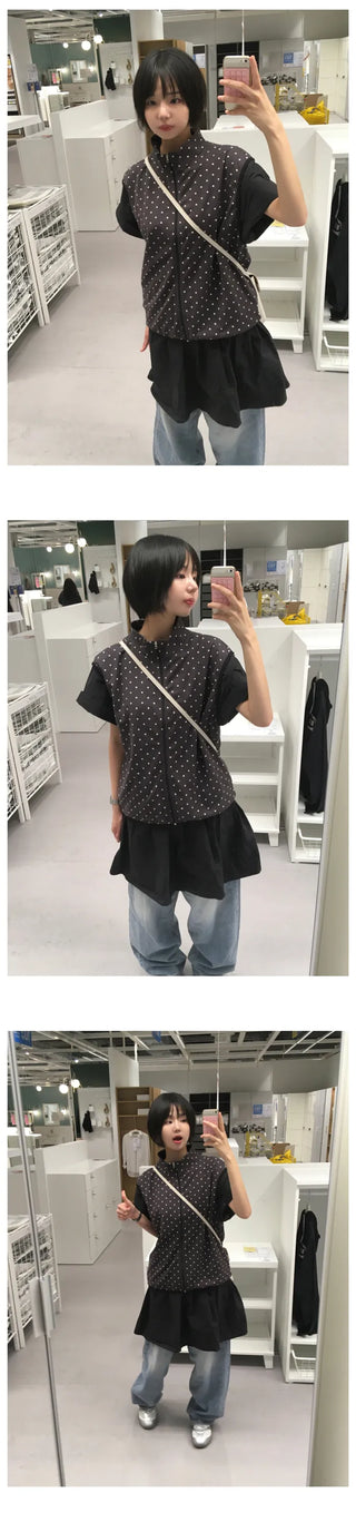 [4 colors] Frill dress