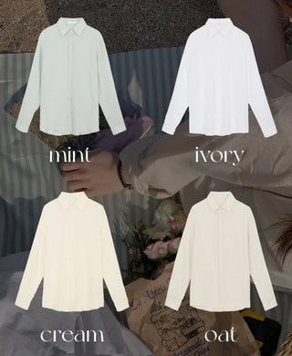 Loose-fit linen shirt (4c)