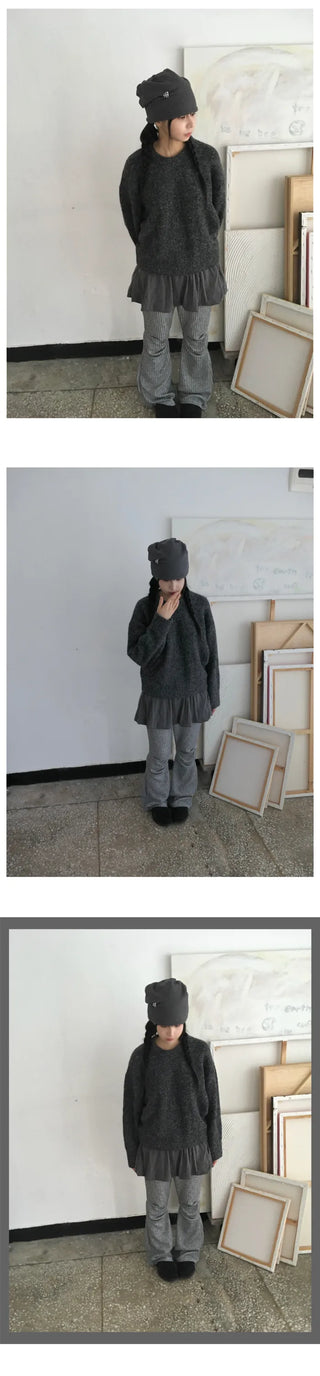 (4 colors) Wool knit