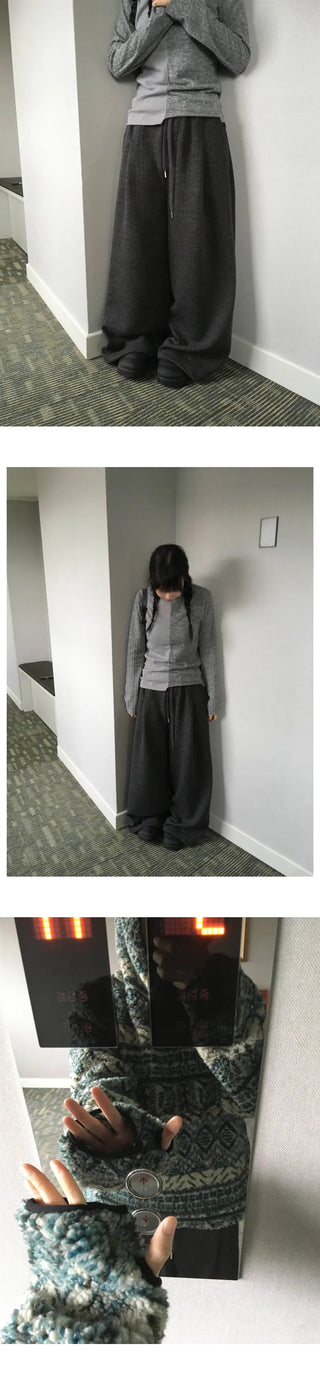 (3 colors) Knit Pants