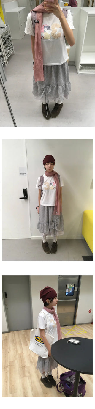 [4 colors] Wrinkle Scarf