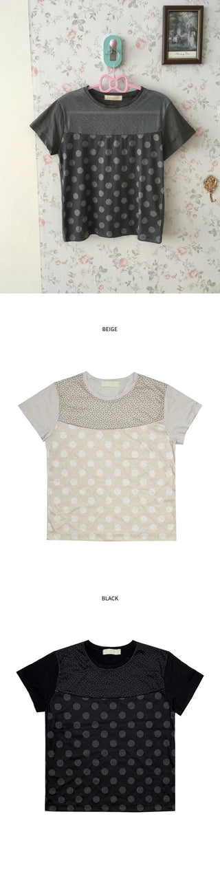 [3 colors] Polka Dot Hooded Windbreaker