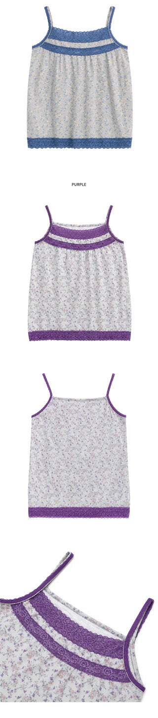 [2 colors] Blossom Lace Camisole