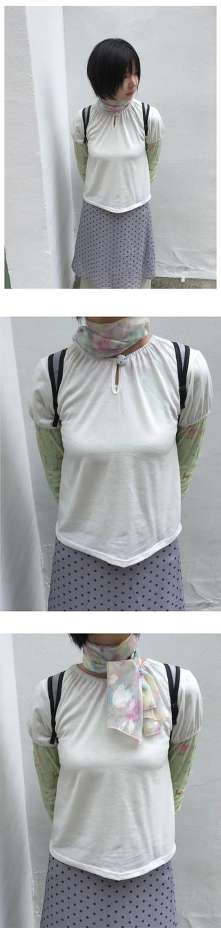 [3 colors] Polka Dot Skirt