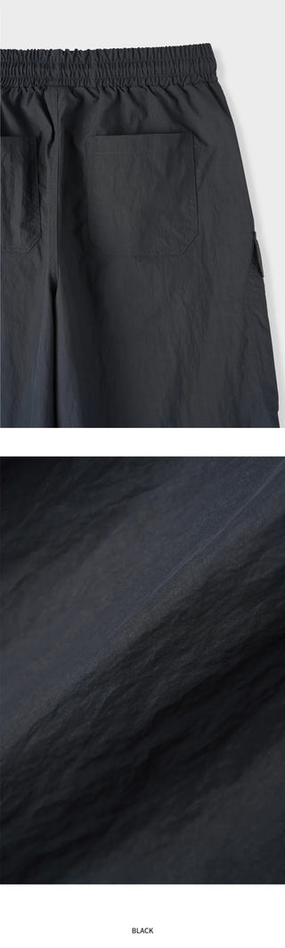 [3 colors] Nylon Cargo Pants