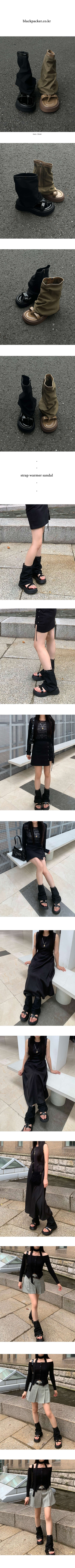 Strap Warmer Sandal Boots