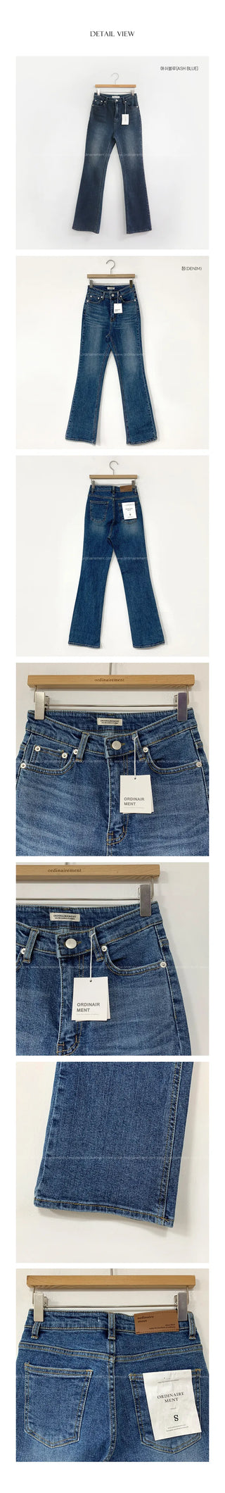 signature slim boots cut denim