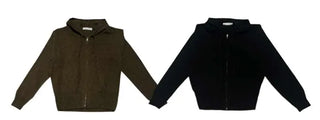 2-Way Knit Hoodie