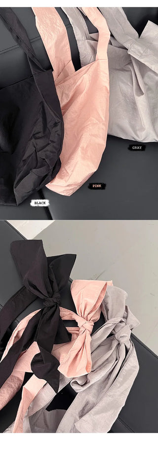 Ribbon nylon bag