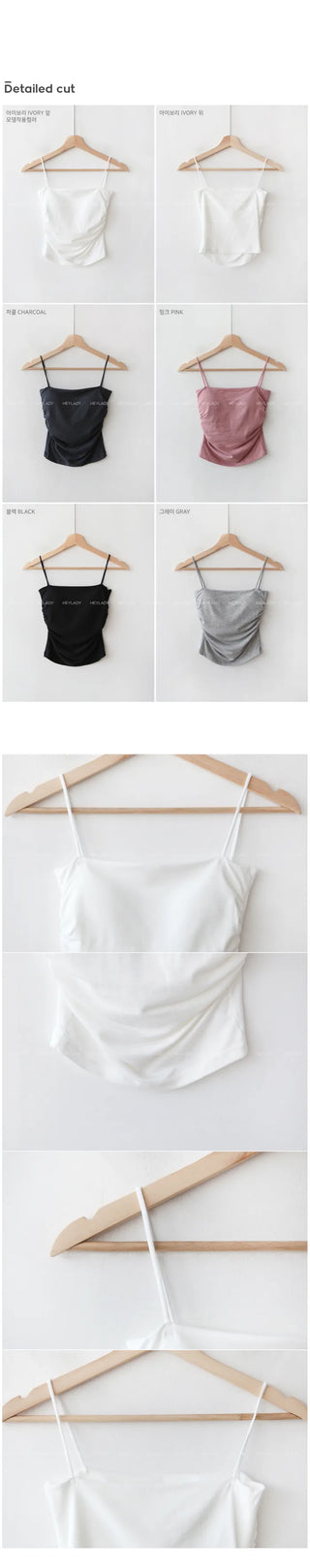 Shirred camisole