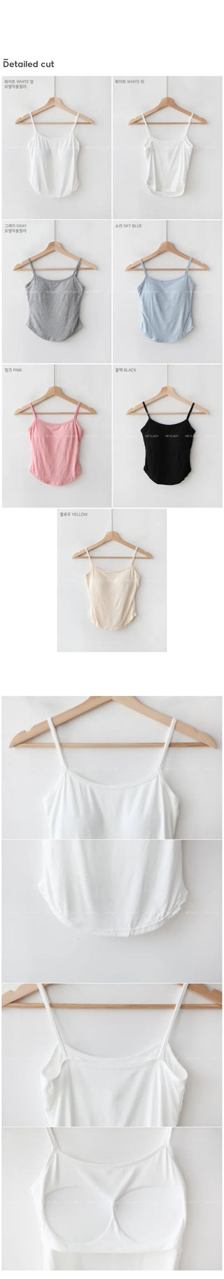 Bra cup sleeveless