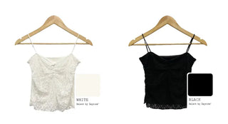 Lace sleeveless top (2 colors)