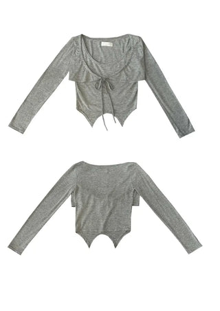 Ribbon Strap Bolero T-Shirt