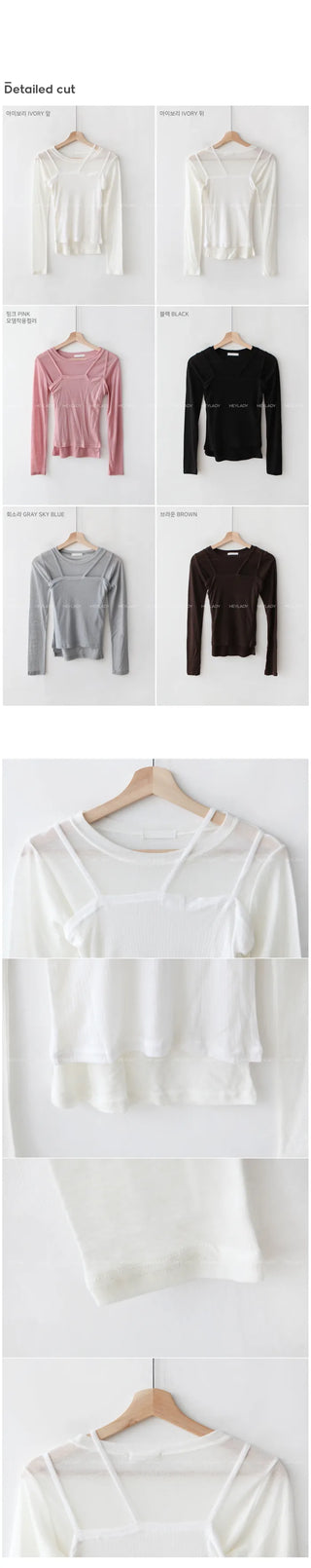Tencel layered set that can be worn until early summer