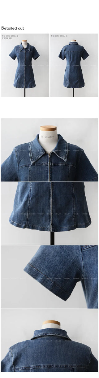 Vintage denim tunic