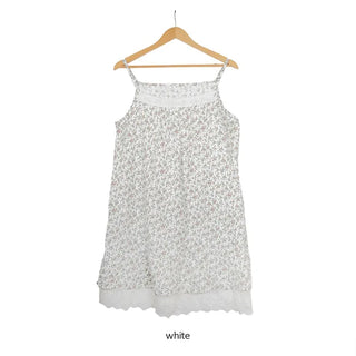 Flower lace sleeveless dress