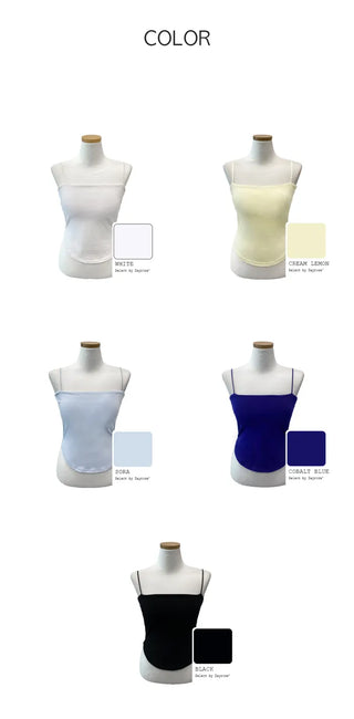 [Padded] Daily Sleeveless Top with Built-in Cups (5 colors)