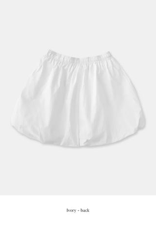 [Lined] Balloon Mini Skirt