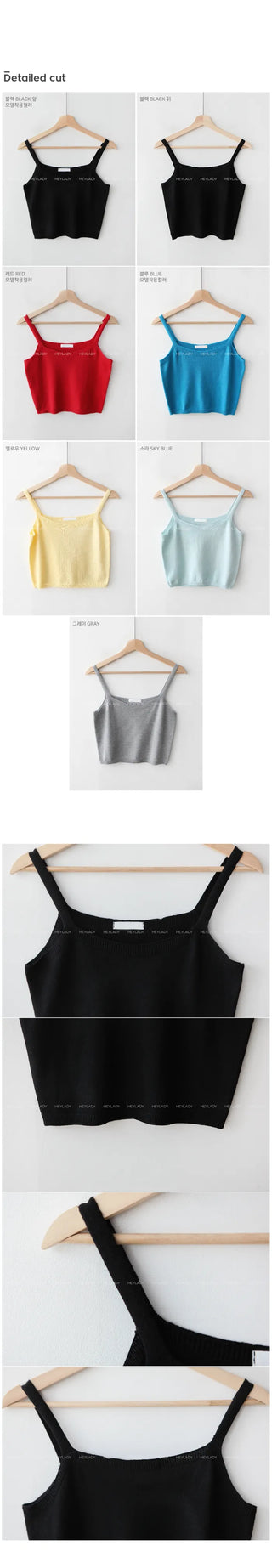 Wool knit bustier
