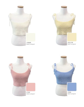 Cropped layered bustier (4 colors)
