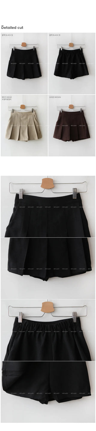 Unique pleated skirt