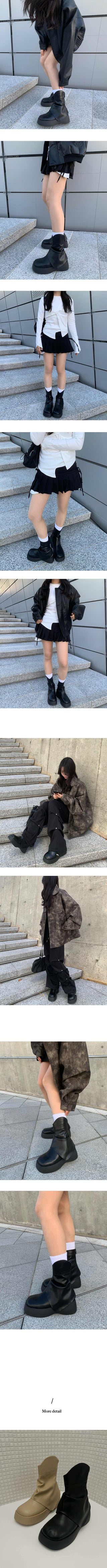 Warmer Low Platform Lace-Up Boots