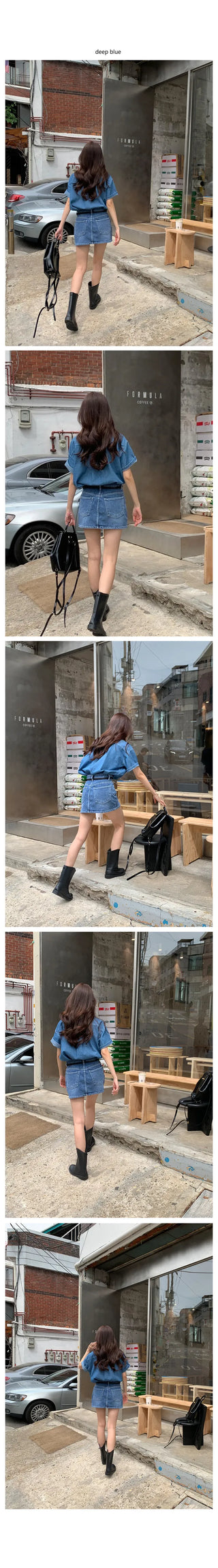 Summer denim shirt (2 colors)