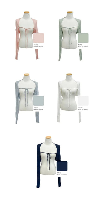 Ribbed Bolero Cardigan (5 colors)