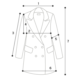 Reversible long sheepskin coat