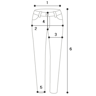 Back pocket button bootcut pants