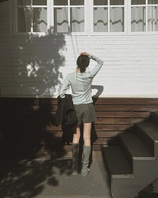 (8 colors) Basic Soft Long-Sleeve T-Shirt (Long Tee)