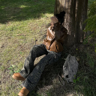 Vintage Wash Leather Jacket
