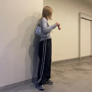 Spring Nylon Bicolor Pants