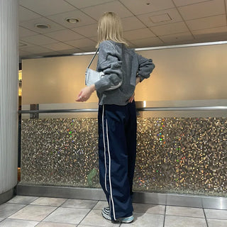 Spring Nylon Bicolor Pants