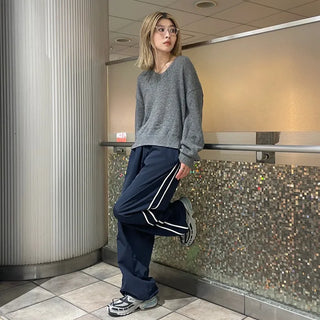 Spring Nylon Bicolor Pants