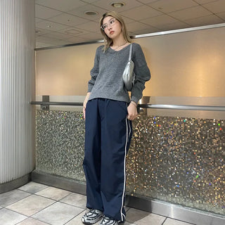 Spring Nylon Bicolor Pants