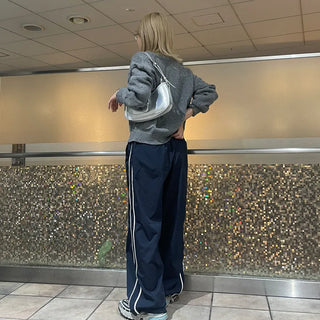 Spring Nylon Bicolor Pants